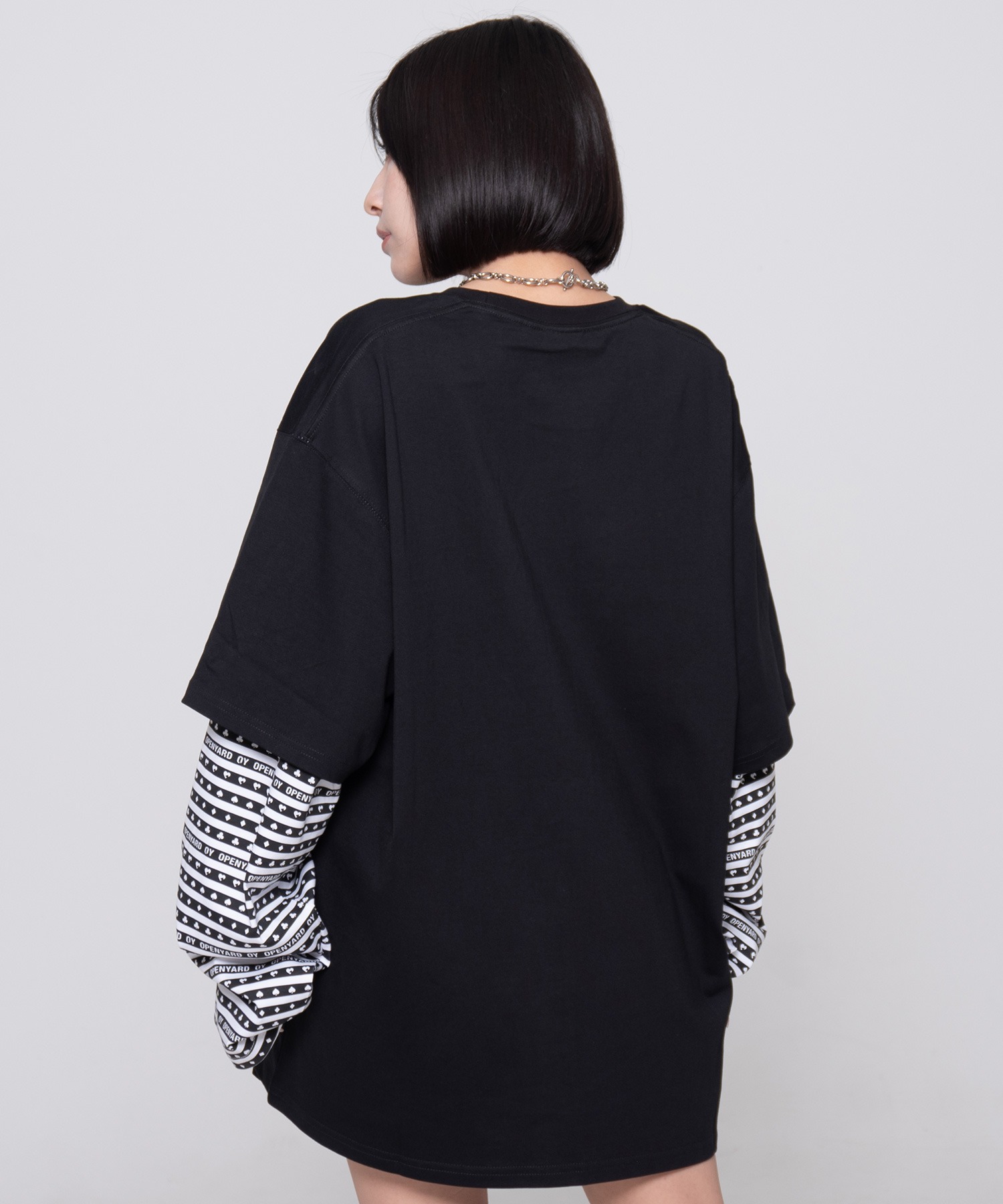 OY/オーワイ』 TRUMP STRIPE LAYERED LONG SLEEVE/トランプ