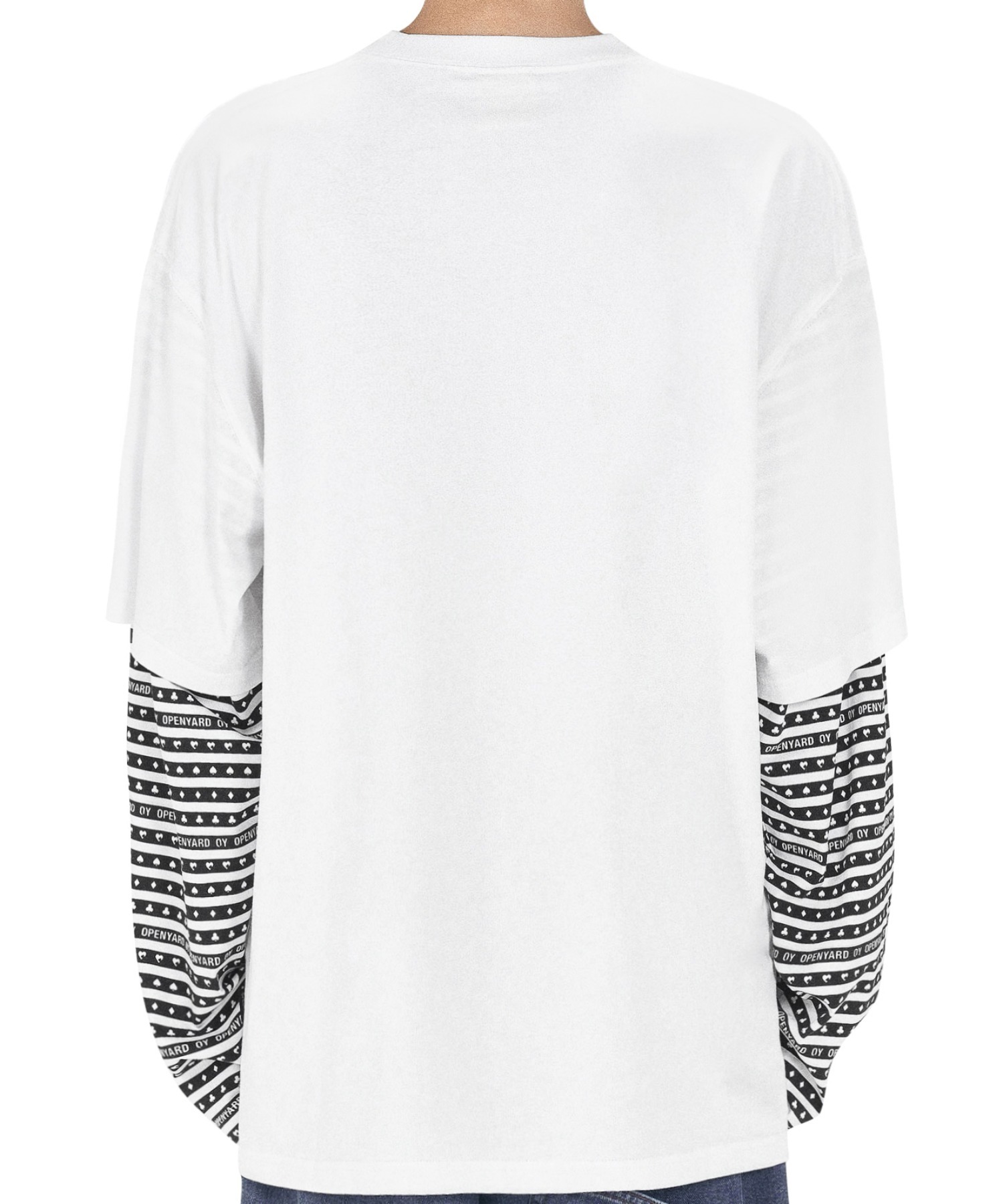 ★OY★THORN ODOLLY LONG SLEEVE-WHITE★正規品/韓国直送料込 OY/オーワイ』 HEART ODOLLY LONG SLEEVE/ハートオードリー長袖T