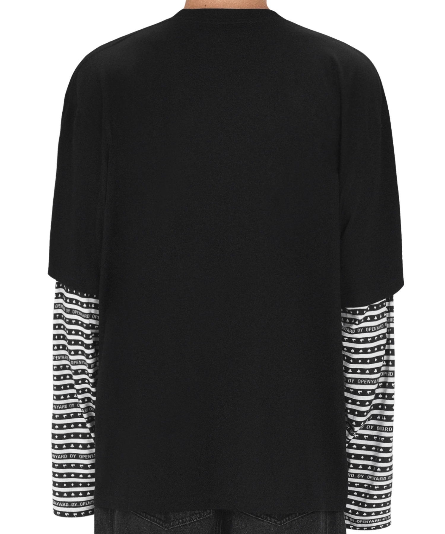 OY/オーワイ』 TRUMP STRIPE LAYERED LONG SLEEVE/トランプ