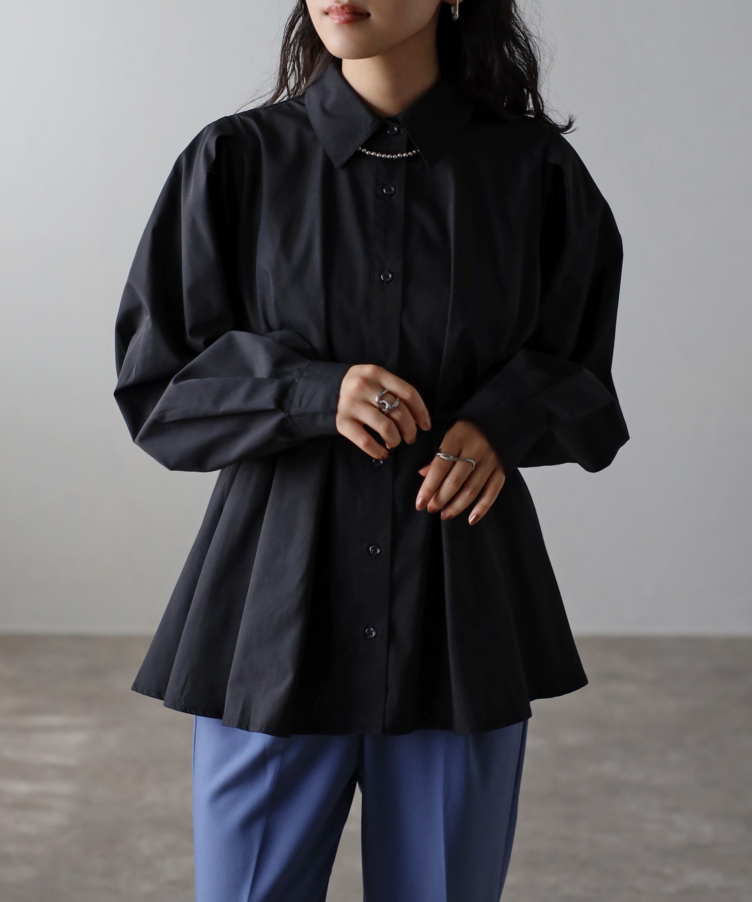 model：H162 着用サイズ：FREE