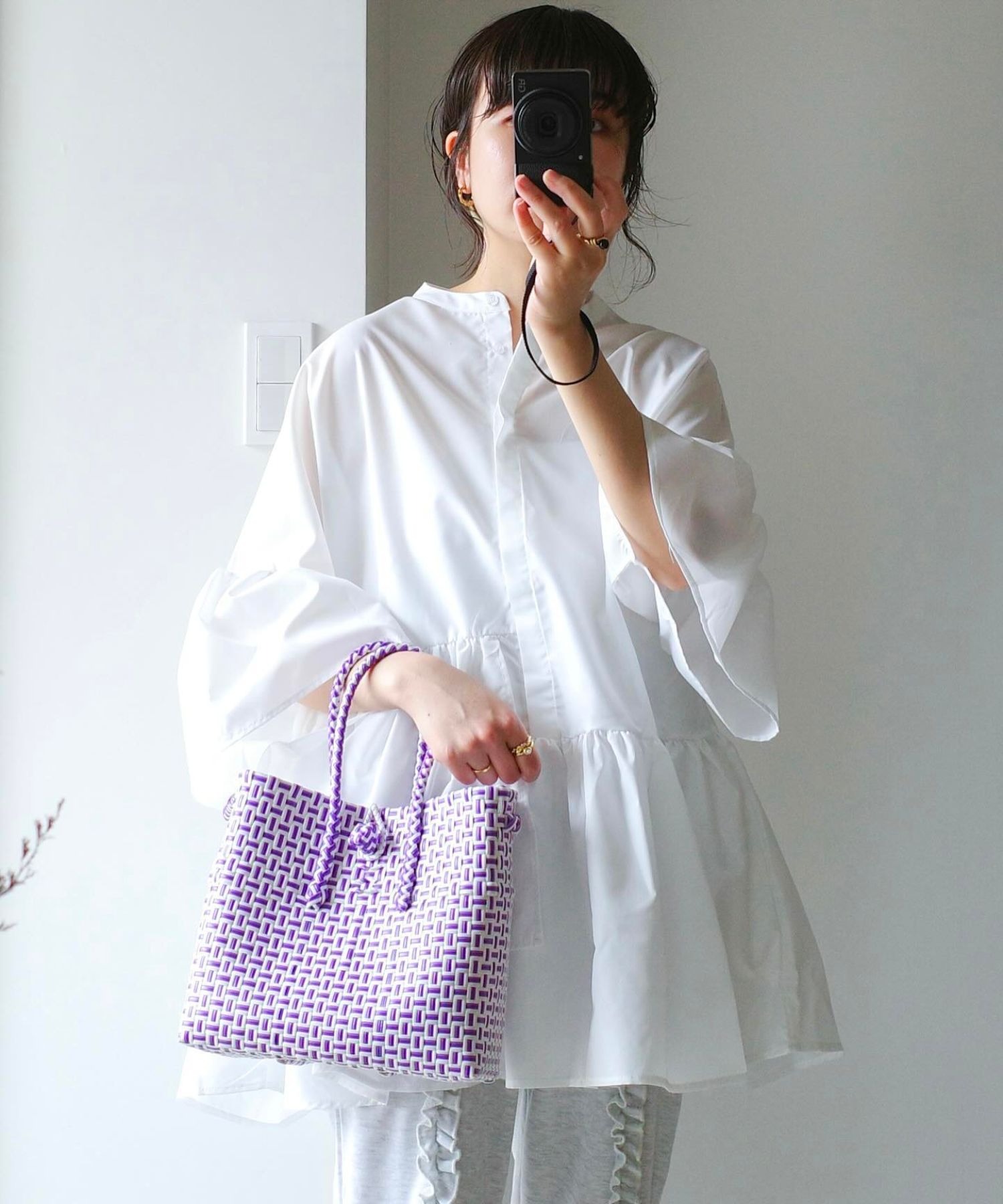 model：H158 着用サイズ：FREE