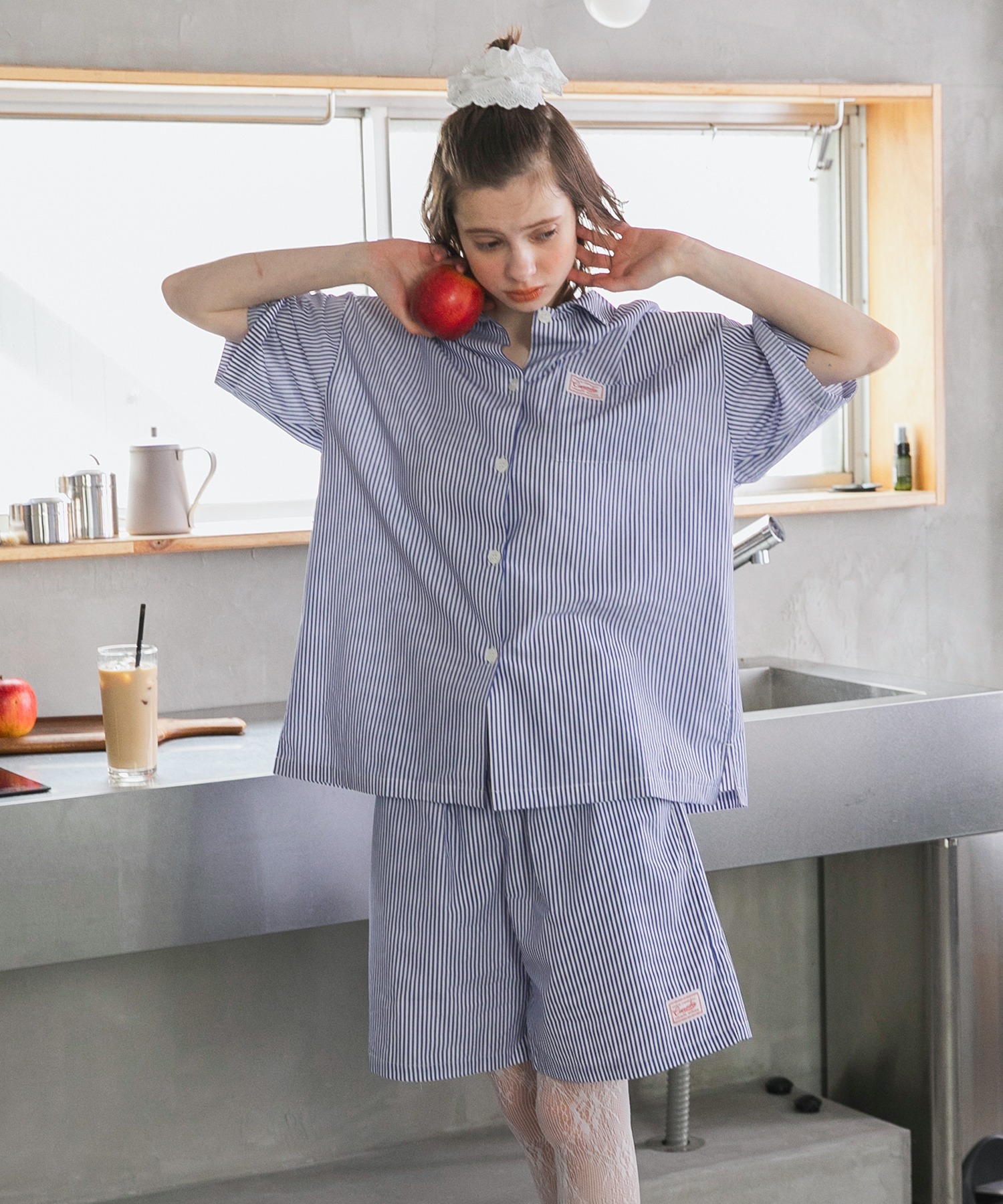 メンズ半袖シャツとショーツのセット,カジュアルなトラックスーツ