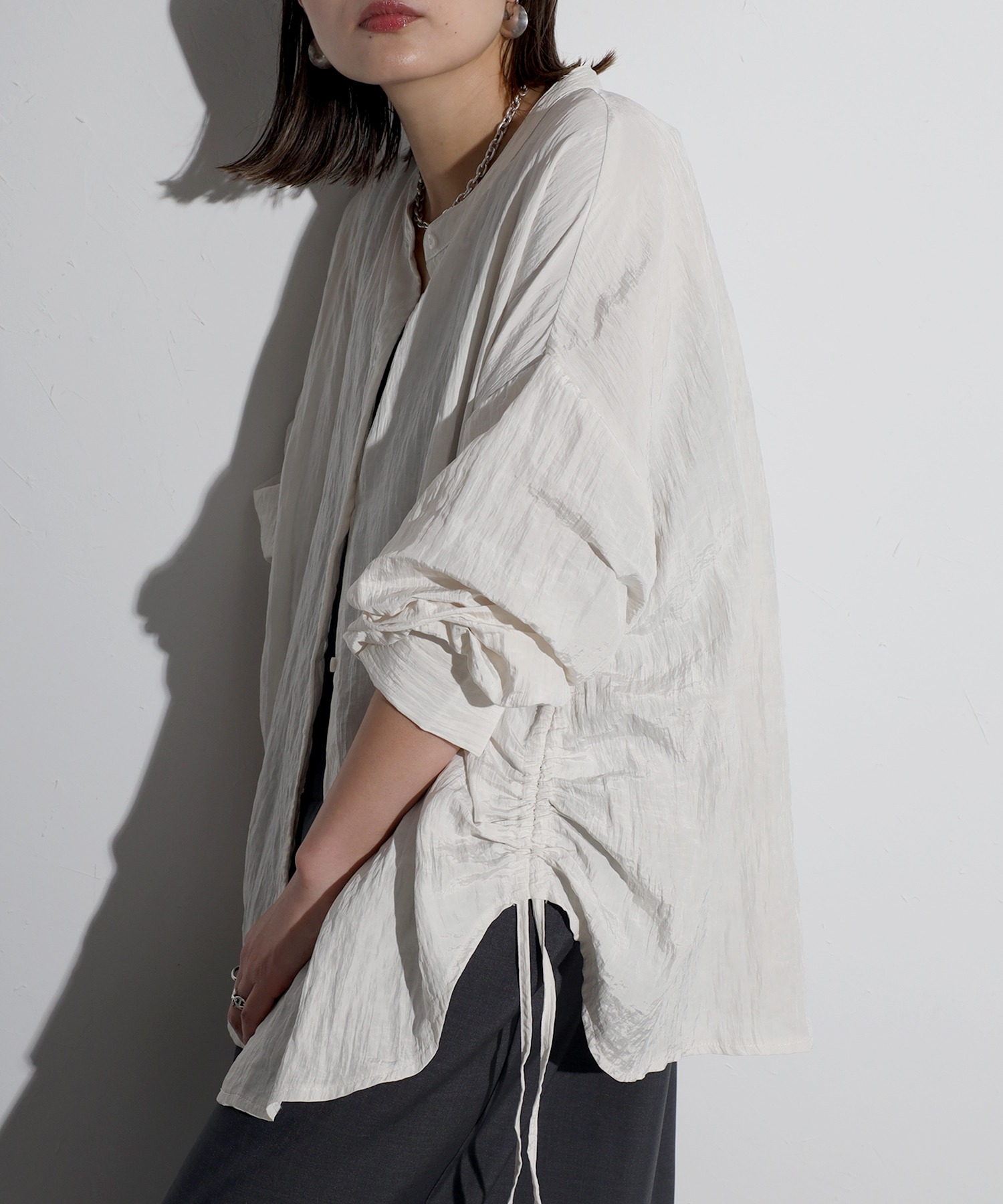 model：H158 着用サイズ：FREE