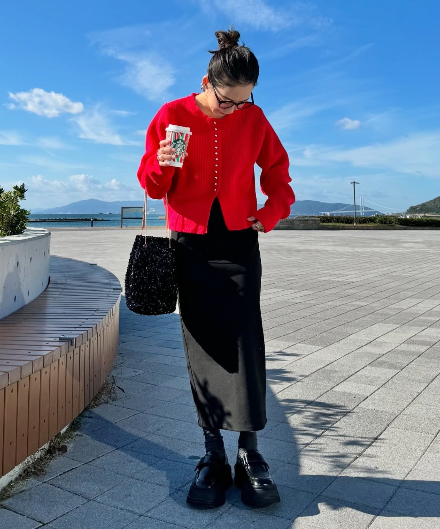 model：H148 着用サイズ：FREE