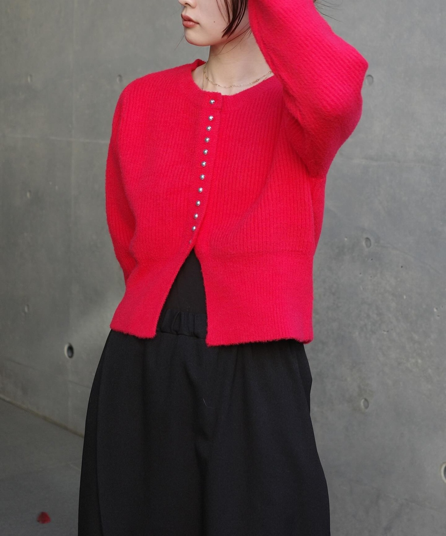 model：H167 着用サイズ：FREE