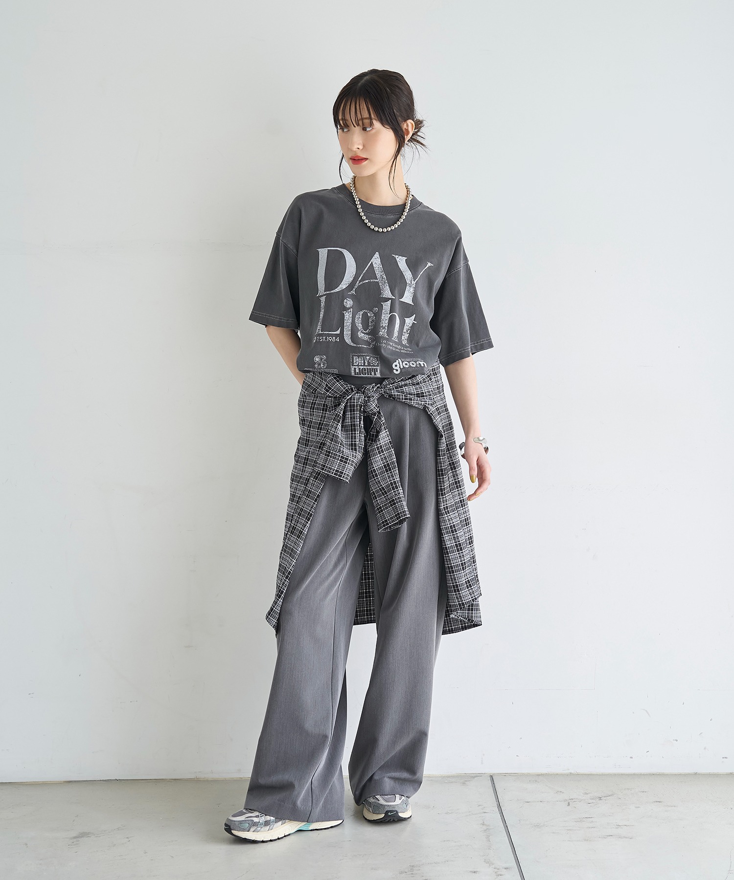 model：H166　着用サイズ：F