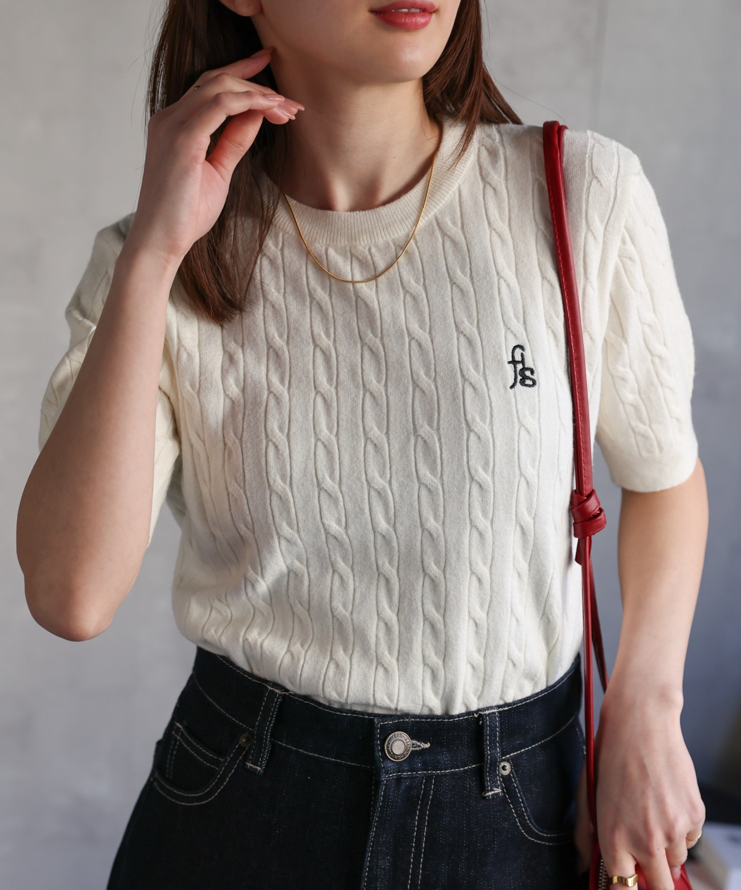 model：162㎝　着用サイズ：S