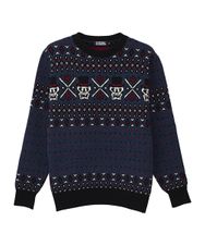 SKULL FAIR ISLE ジャカードプルオーバー