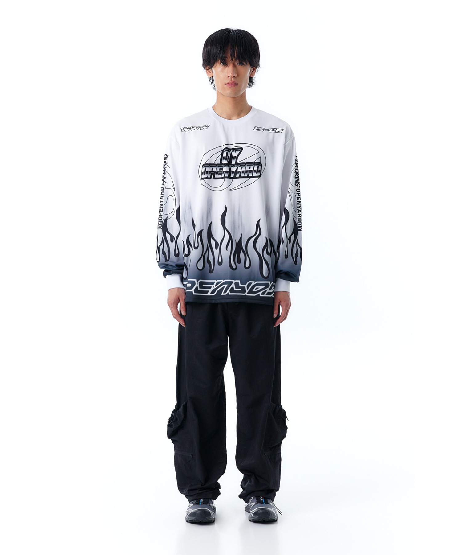 OY/オーワイ』FLAME SPORTS JERSEY LONG SLEEVE/フレーム スポーツ