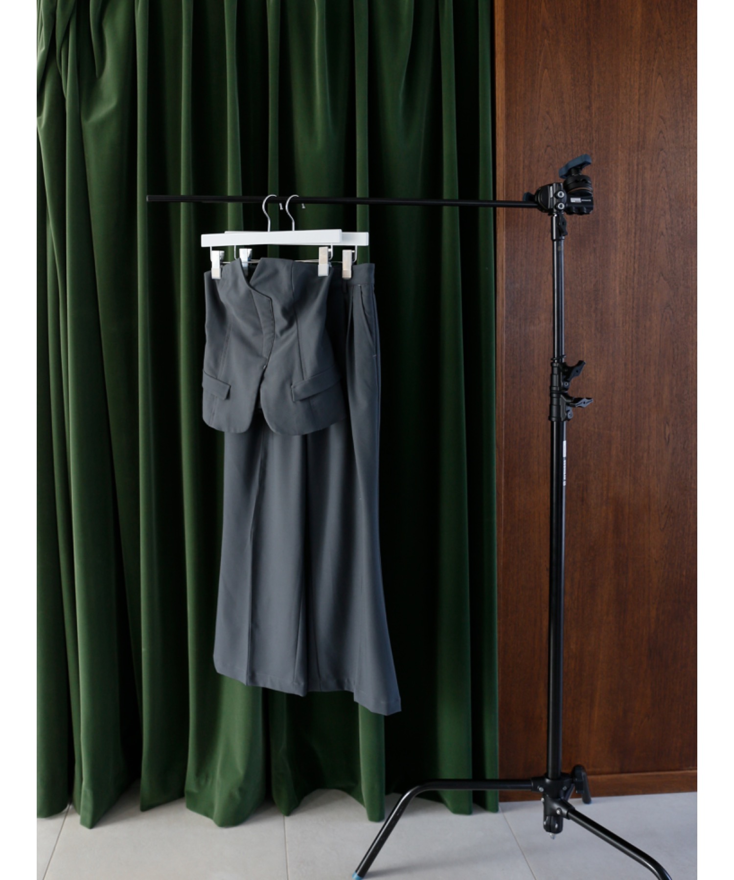 【Exclusive Line】bustier layered slacks