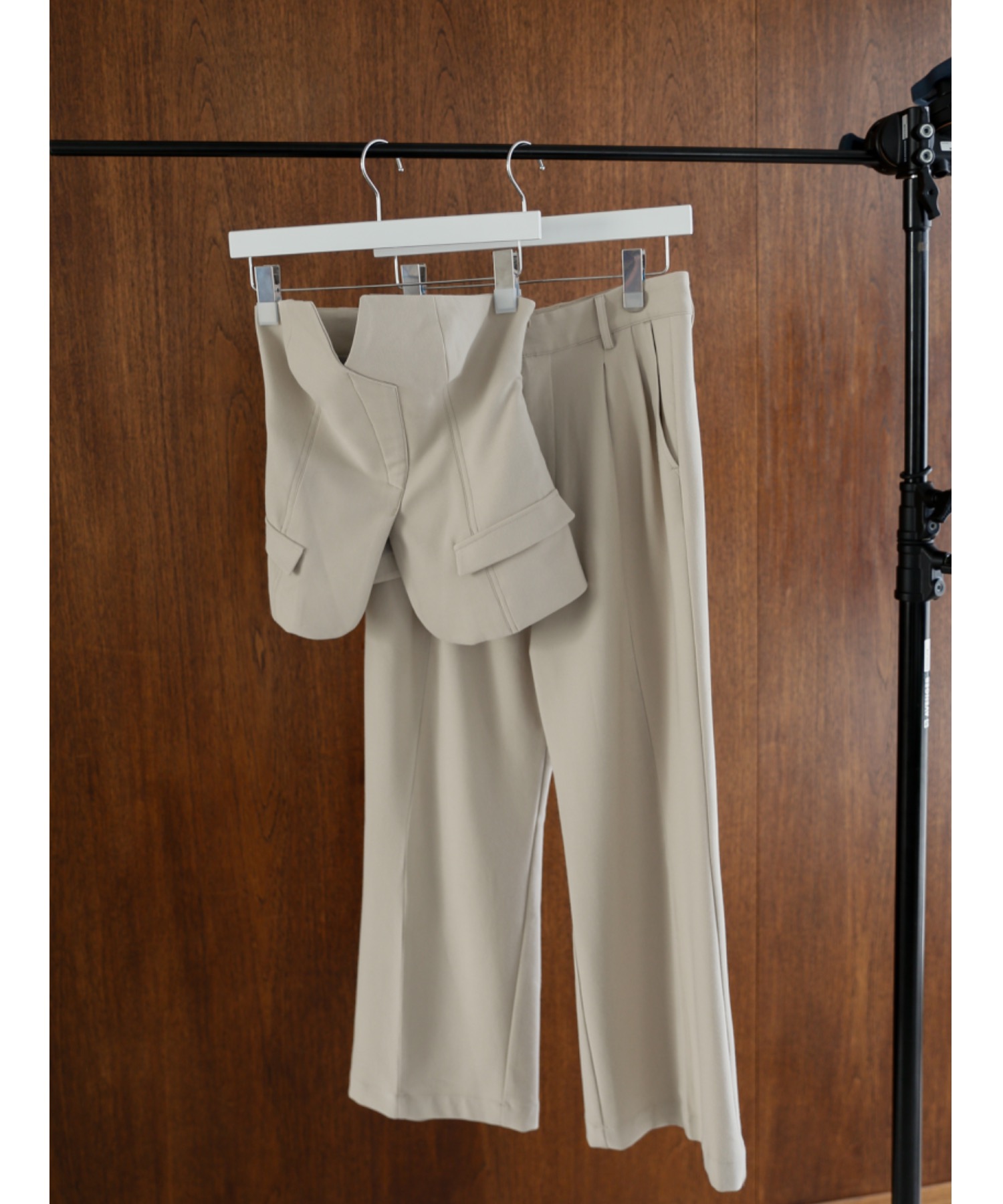 【Exclusive Line】bustier layered slacks