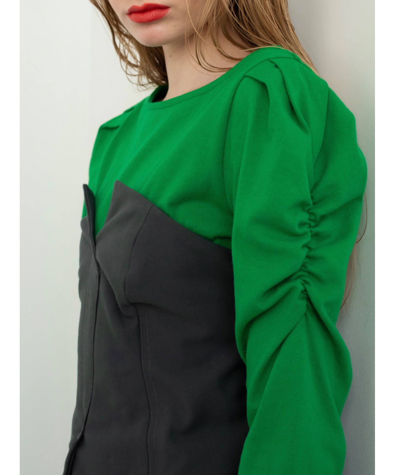 【Exclusive Line】bustier layered slacks