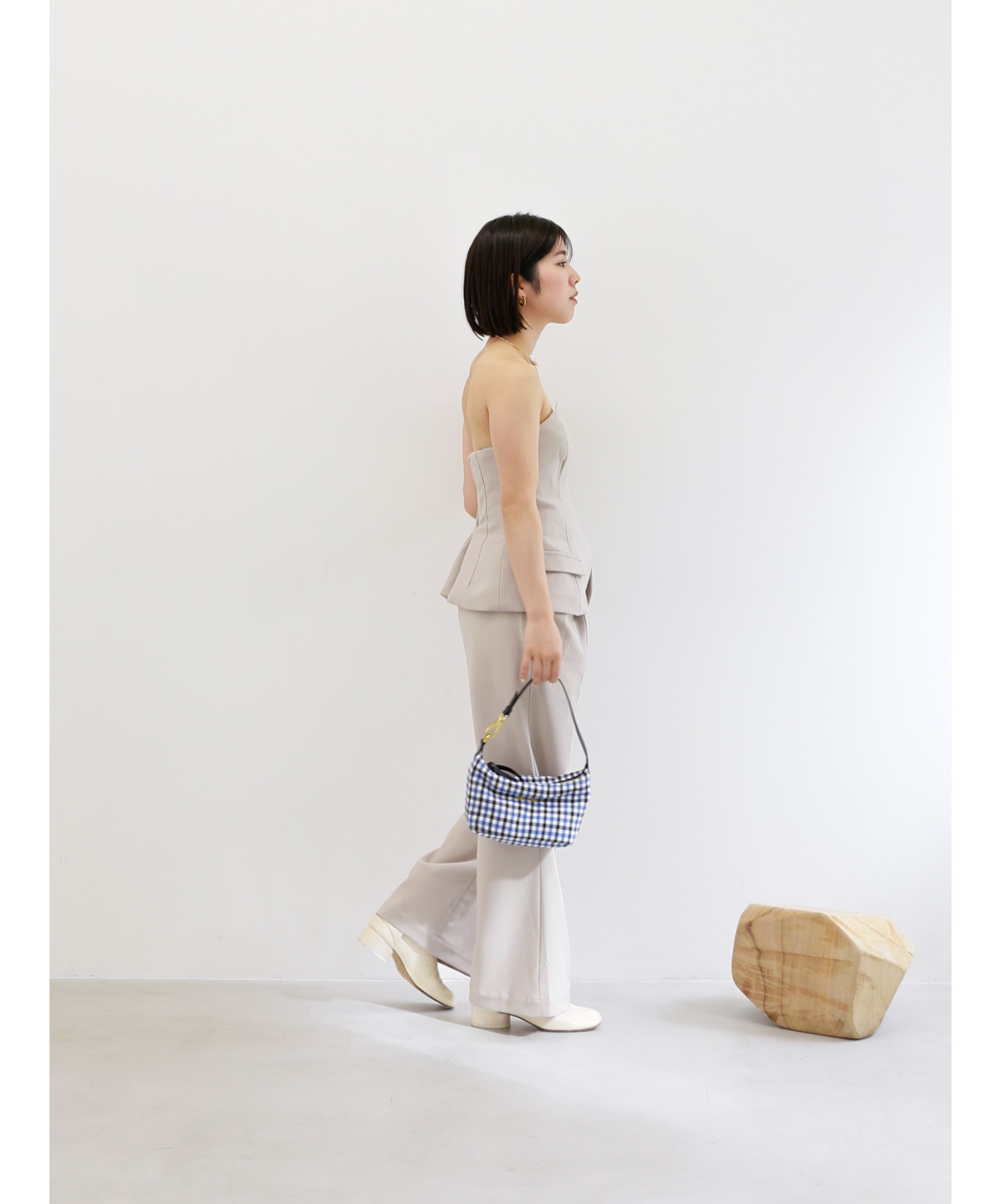 【Exclusive Line】bustier layered slacks