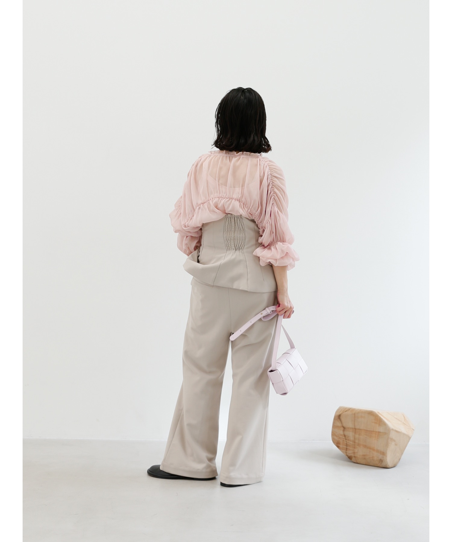 【Exclusive Line】bustier layered slacks