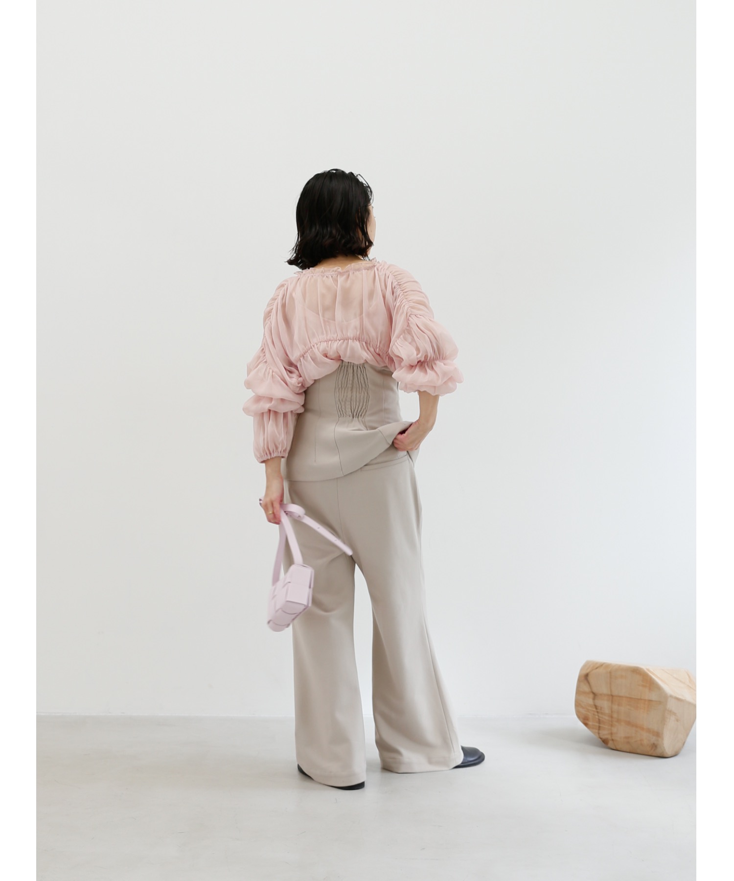 【Exclusive Line】bustier layered slacks