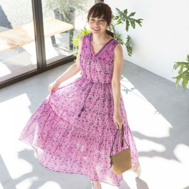 この1着でドラマティックなスタイルに マキシワンピースは持っていて損はなし Zozotown