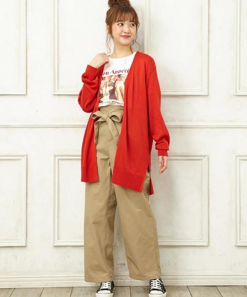 人気のファッショントレンド ベスト50 赤 レース トップス コーデ