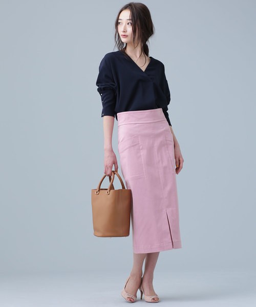 春 ピンクのタイトスカートコーデ特集 大人可愛い着こなし術をご紹介 Zozotown