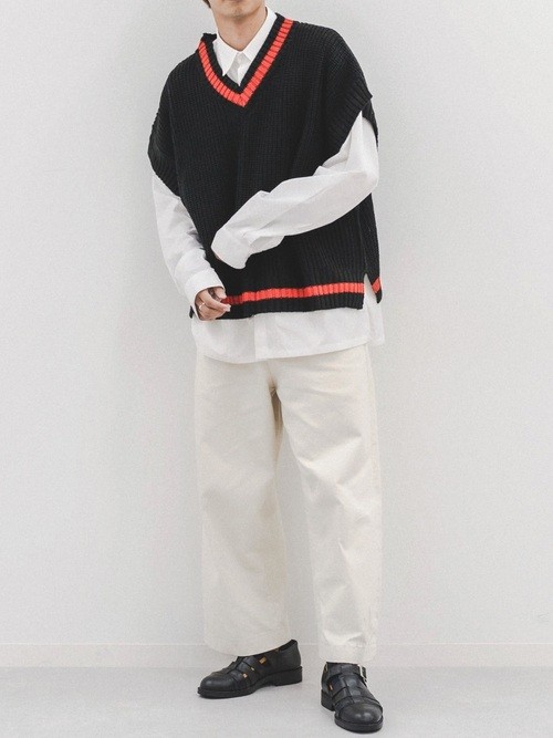 おしゃれなメンズが注目 チルデンニットのトレンドコーデ集 Zozotown