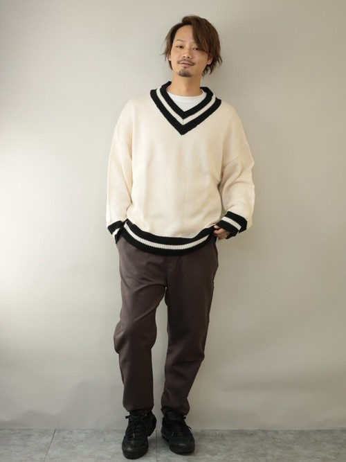 おしゃれなメンズが注目 チルデンニットのトレンドコーデ集 Zozotown