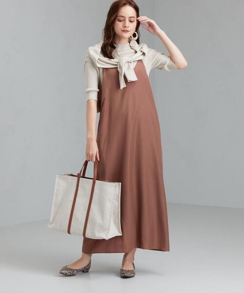 ブラウンワンピースで春コーデを作る 21 旬の大人コーデをご紹介 Zozotown