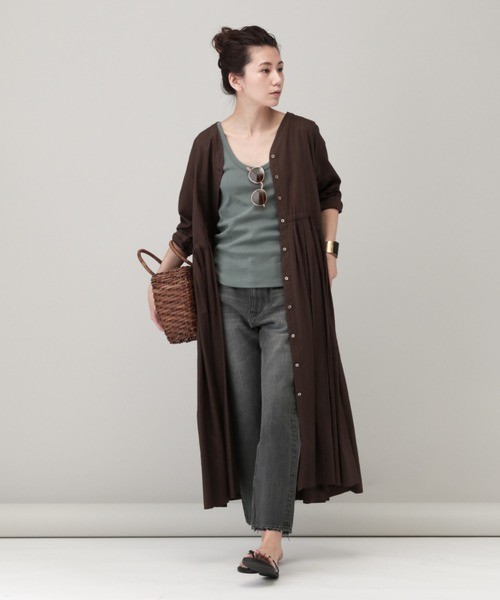 ブラウンワンピースで春コーデを作る 21 旬の大人コーデをご紹介 Zozotown