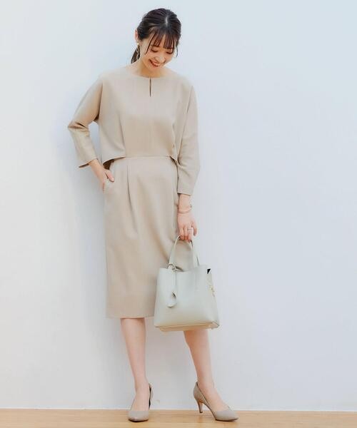 骨格ストレート 春のワンピースコーデ特集 スタイルアップする人気の着こなし Zozotown