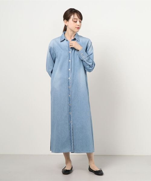 美品✨スローブイエナ LE DENIM ロングワンピース デニムワンピース