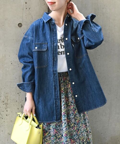オールシーズン使える ロングデニムシャツ Zozotown