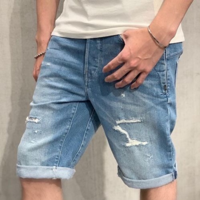 デニムショートパンツ - 通販 - guianegro.com.br