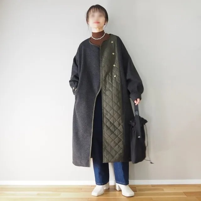 去年買ったキルティングコート、今年っぽく着たい！【2021秋冬 ...