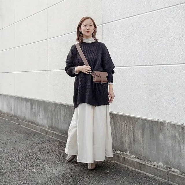 30代40代ママさんにおすすめ 持っていれば使える 冬のスカート ワンピース Zozotown