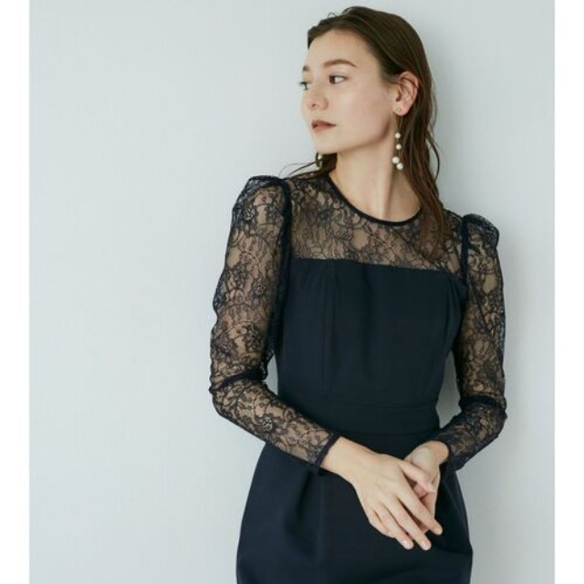 期間限定お試し価格 Ameri LADY LADY DRESS LACE LACE VEIL DRESS