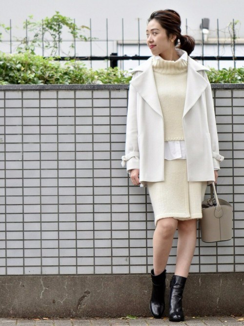 着込みがちな冬コーデをすっきり ニットタイトスカートのあったか カワイイコーデ集 Zozotown