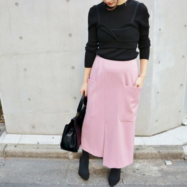 ハッピーカラーなピンク色のスカートを着こなそう 可愛くて甘すぎない冬コーデ8選 Zozotown