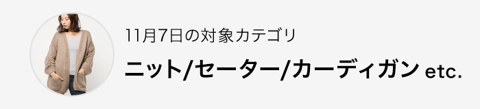 本日の対象カテゴリ