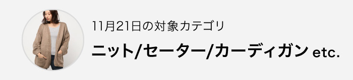 本日の対象カテゴリ