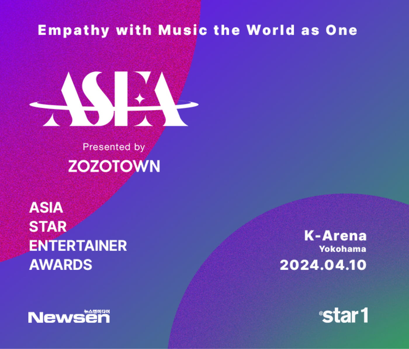 ASIA STAR ENTERTAINER AWARDS 2024 in JAPAN Presented by ZOZOTOWN