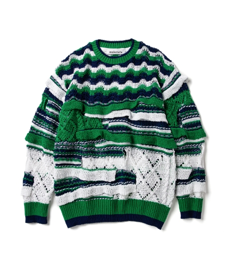 malamute / wavy knit