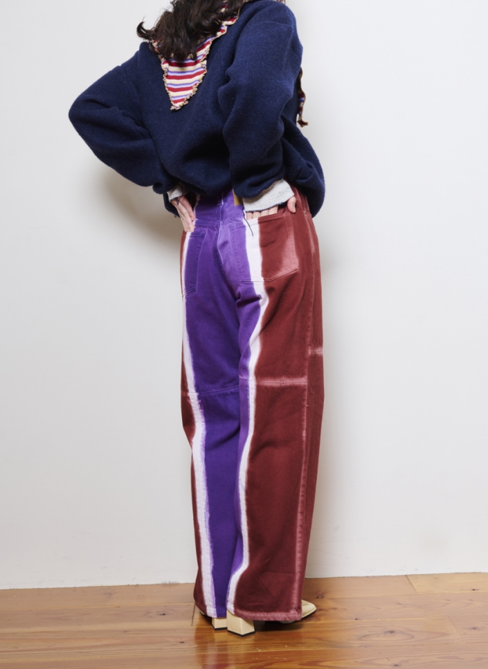 kotohayokozawa/Color dye pants