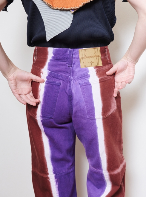 kotohayokozawa/Color dye pants