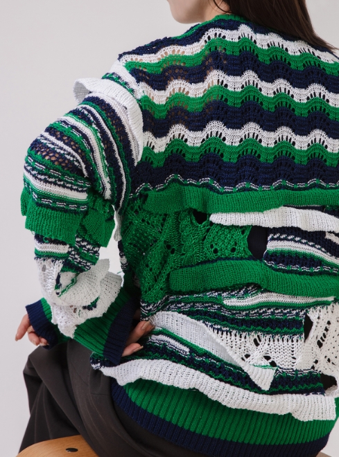 malamute / wavy knit