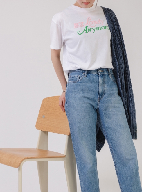 トップス Not Lonely Anymore Crew Neck Tee Not Lonely Anymore Crew Neck Tee Fade Black | notlonely