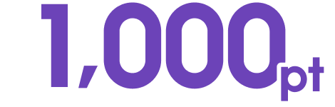 1,000pt