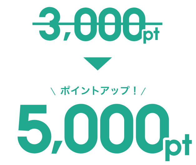 5,000pt