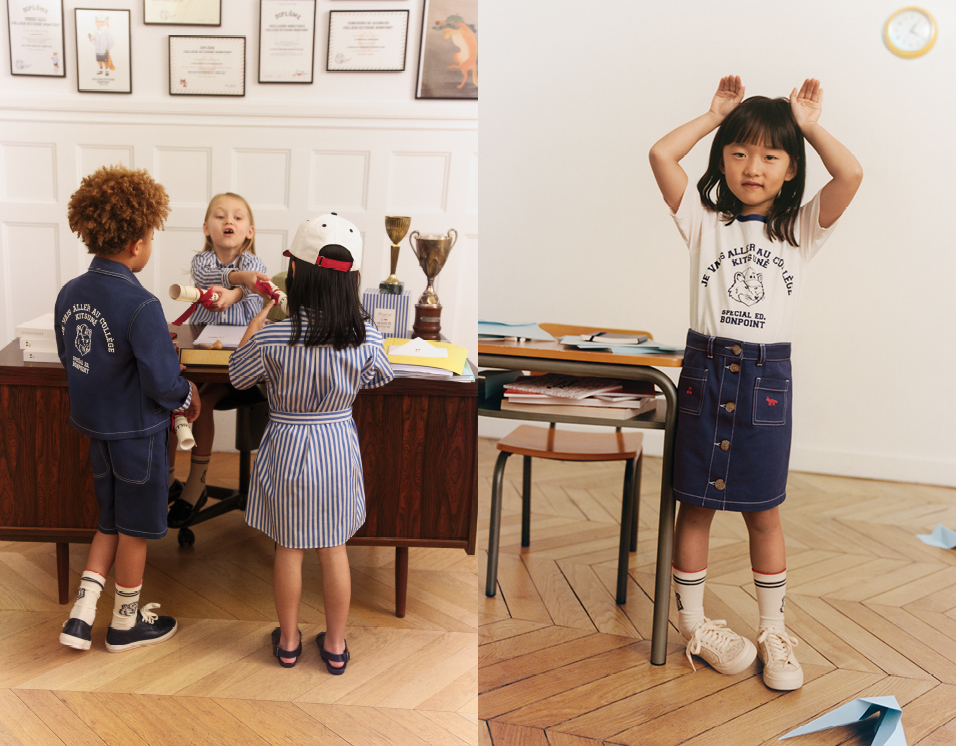 Maison Kitsune × Bonpoint
