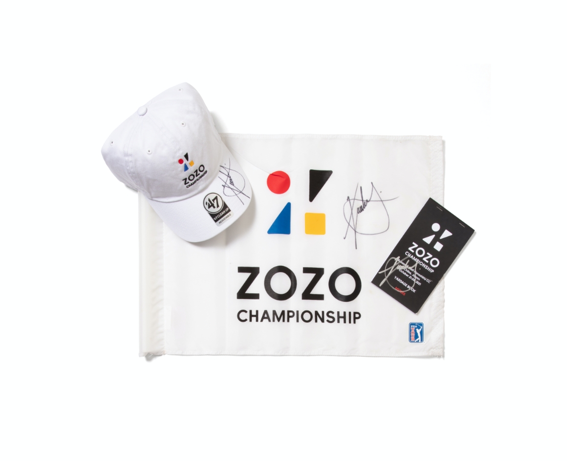 ZOZO CHAMPIONSHIP】大会出場選手のサイン入りグッズをチャリティ販売