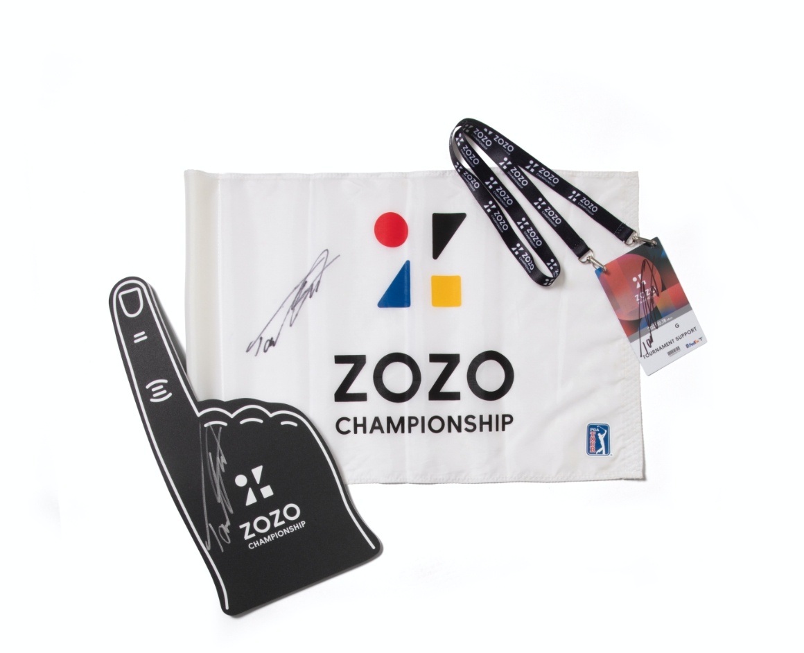 ZOZO CHAMPIONSHIP】大会出場選手のサイン入りグッズをチャリティ販売