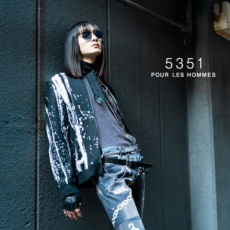 90s 00s 5351 Pour Les Hommes シースルー シャツ-