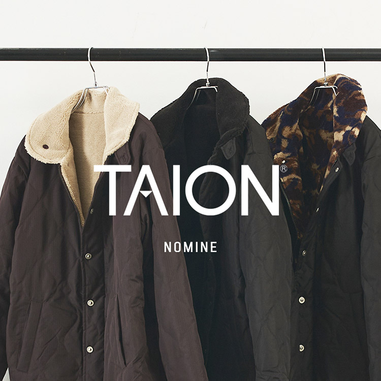 Abahouse Devinette�i�A�o�n�E�X�@�h�D���B�l�b�g�j�̃V���b�v�j���[�X�u�����΍�͂������B�wTAION�x�̃_�E���W���P�b�g���ׁyNOMINE�z�v